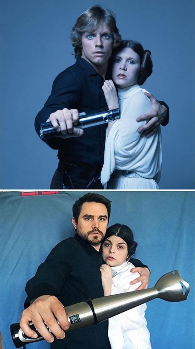 Thán phục cặp đôi cosplay lại các phân cảnh trong 20 bộ phim nổi tiếng giữa mùa cách ly - Ảnh 10.