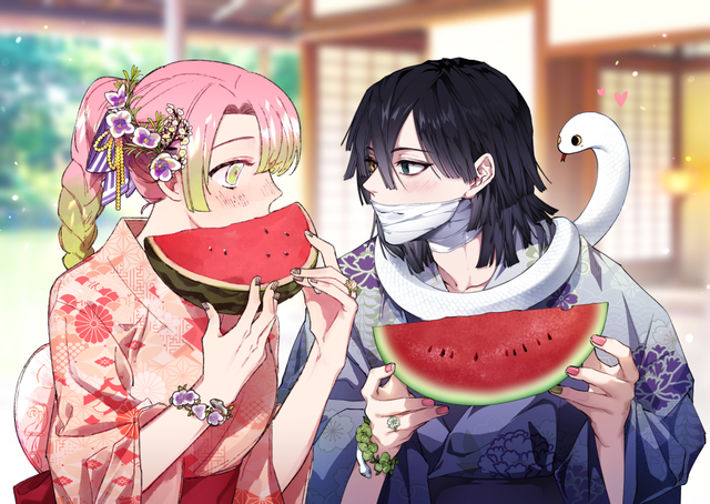 Kimetsu no Yaiba: Ngắm cuộc sống màu hồng của cặp đôi Xà - Luyến nếu họ đến được với nhau - Ảnh 18.
