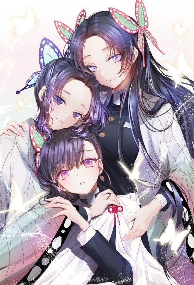 Lạc vào rừng mơ khi ngắm loạt fan art mỹ nhân Kimetsu no Yaiba đẹp lụi tim - Ảnh 7.