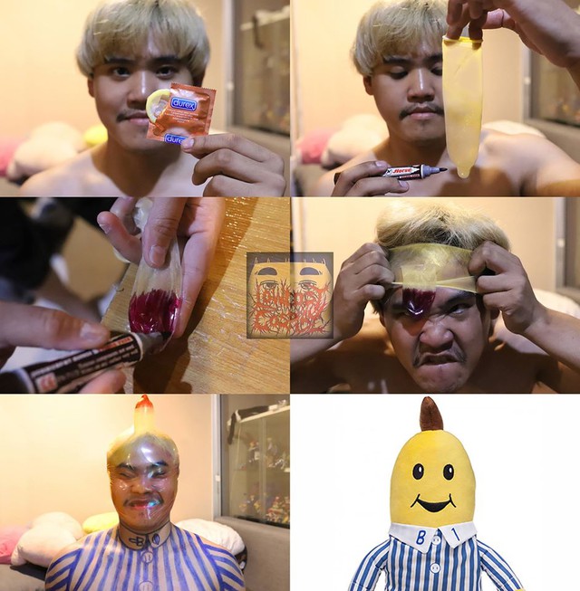 Nhức mắt với loạt ảnh hóa trang đồ ăn của thánh cosplay giá rẻ, nhìn chỉ muốn ói - Ảnh 8.