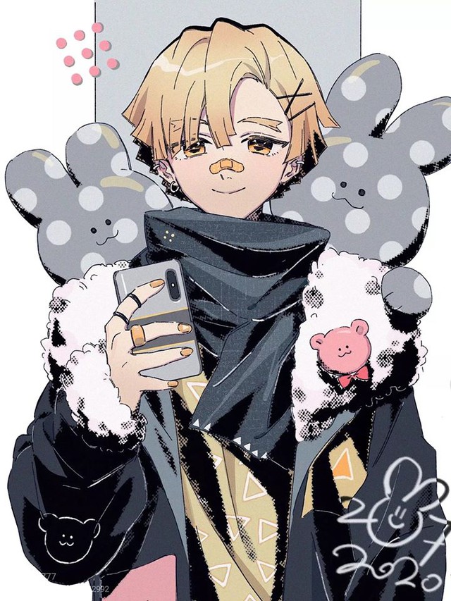 Ngắm loạt fan art bộ 3 soái ca Zen-Tan-Ino trong Kimetsu no Yaiba mà muốn rụng trứng - Ảnh 2.