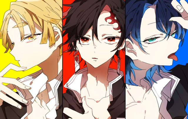 Ngắm loạt fan art bộ 3 soái ca Zen-Tan-Ino trong Kimetsu no Yaiba mà muốn rụng trứng - Ảnh 9.