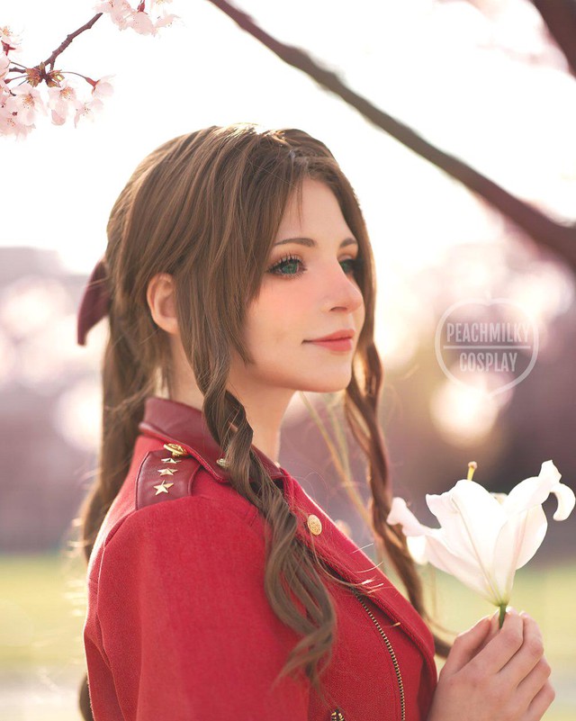 Bỏng mắt trước cosplay cô nàng Aerith xinh đẹp trong Final Fantasy VII Remake - Ảnh 4.