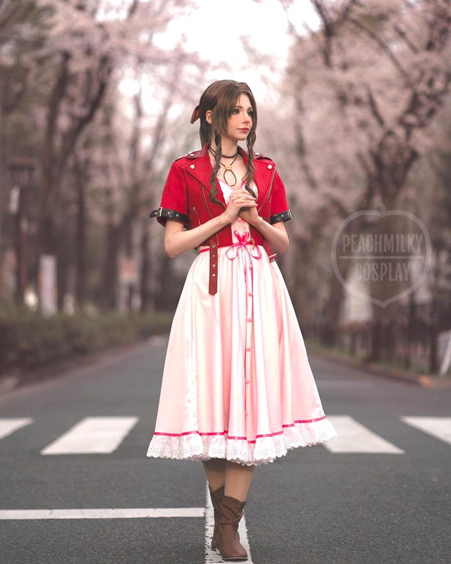 Bỏng mắt trước cosplay cô nàng Aerith xinh đẹp trong Final Fantasy VII Remake - Ảnh 7.