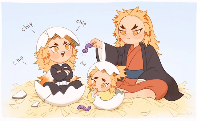 Kimetsu no Yaiba: Viêm trụ Rengoku vừa lạnh lùng điển trai, vừa đáng yêu hết nấc qua loạt fan art đẹp mắt - Ảnh 21.