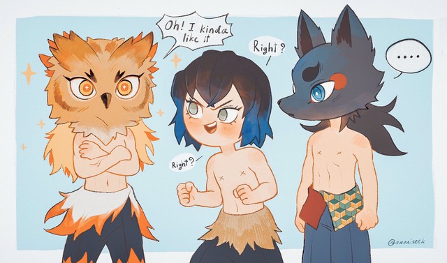 Kimetsu no Yaiba: Viêm trụ Rengoku vừa lạnh lùng điển trai, vừa đáng yêu hết nấc qua loạt fan art đẹp mắt - Ảnh 7.