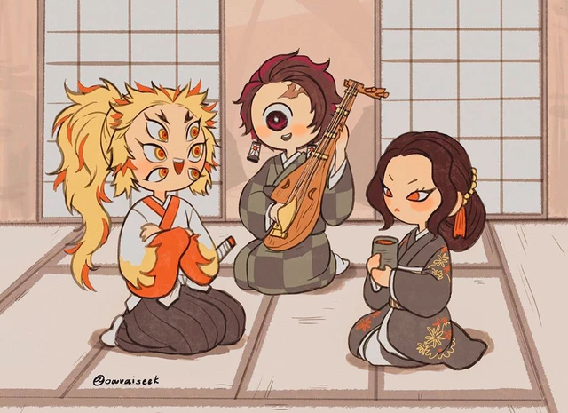 Kimetsu no Yaiba: Viêm trụ Rengoku vừa lạnh lùng điển trai, vừa đáng yêu hết nấc qua loạt fan art đẹp mắt - Ảnh 14.