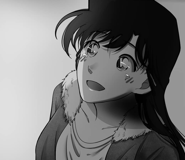 Thám tử lừng danh Conan: Ngắm loạt ảnh đen trắng mùi mẫn giữa Ran và Shinichi  - Ảnh 5.
