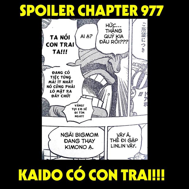 Cực sốc: Kaido có con trai và Big Mom muốn diện Kimono Nhật Bản trong chương mới của One Piece - Ảnh 1.