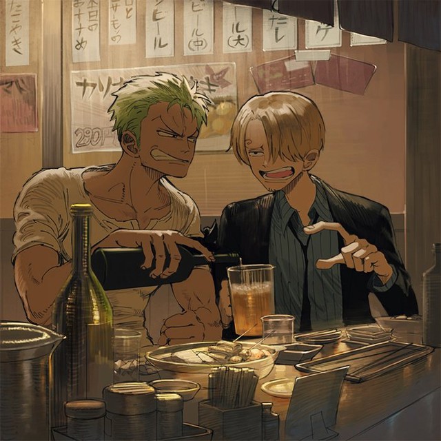 One Piece: Loạt fan art chứng minh Zoro và Sanji như 2 miếng ghép để bù lấp khuyết điểm cho nhau - Ảnh 4.