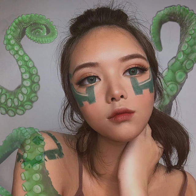 Thánh nữ Kaisa trở lại với Illaoi phiên bản xinh như thiên thần, make up sương sương cũng nhận về nghìn like - Ảnh 10.