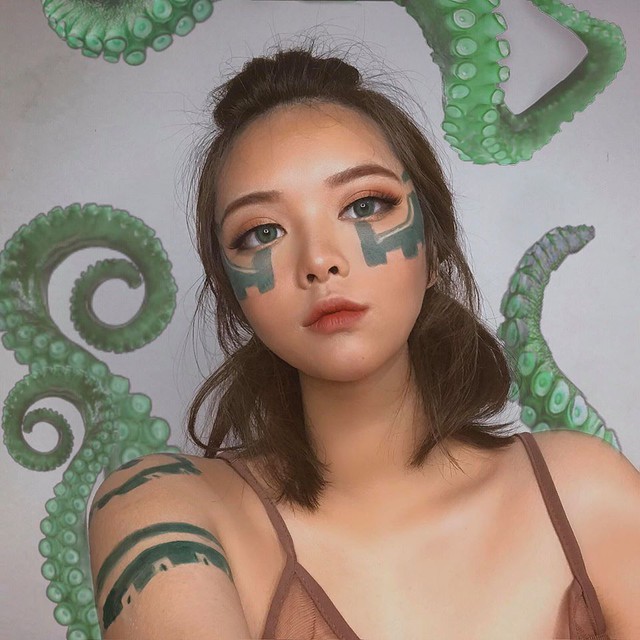 Thánh nữ Kaisa trở lại với Illaoi phiên bản xinh như thiên thần, make up sương sương cũng nhận về nghìn like - Ảnh 9.