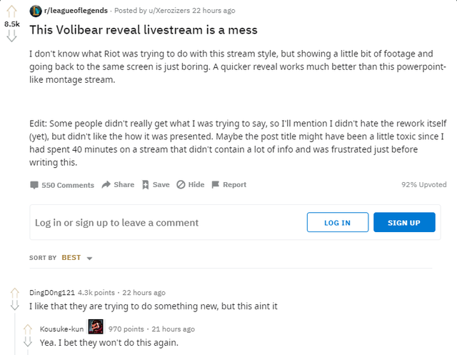 Không chỉ game thủ, Riot khiến chính nhà phát triển Volibear thất vọng vì buổi livestream quá tệ - Ảnh 4.