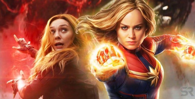Bức ảnh tái hiện trận chiến giữa Captain Marvel vs Scarlet Witch- 2 nữ anh hùng mạnh nhất MCU gây xôn xao dư luận - Ảnh 3.