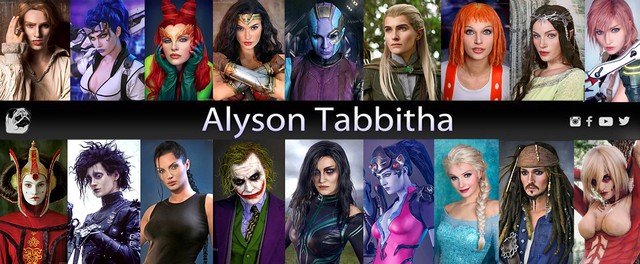 Giật mình trước khả năng hóa trang cực đỉnh của Alyson Tabbitha - Thánh nữ cosplay chính là đây - Ảnh 1.