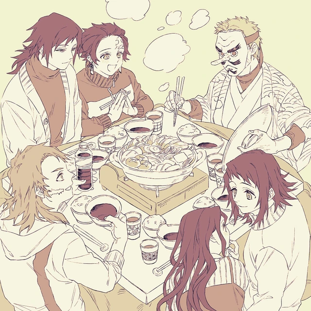 Kimetsu no Yaiba: Khi Thủy trụ Giyuu và Tanjirou được đặt cạnh nhau, hai trai tài hóa uyên ương hồ điệp - Ảnh 1.
