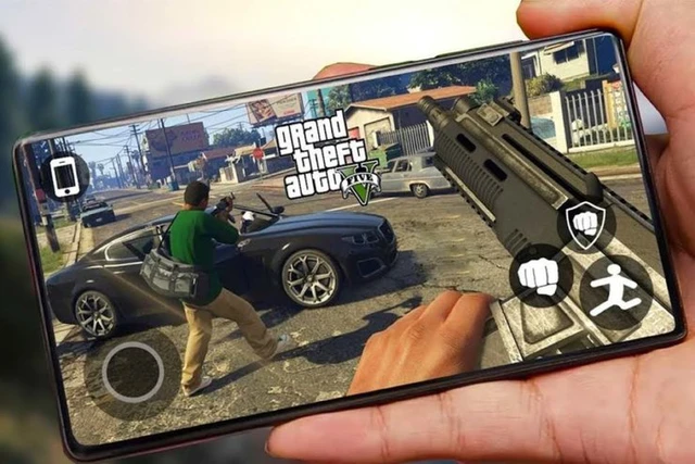 Game thủ yêu thích GTA 5 đến nỗi tự chế một phiên bản dành riêng cho di động - Ảnh 4.
