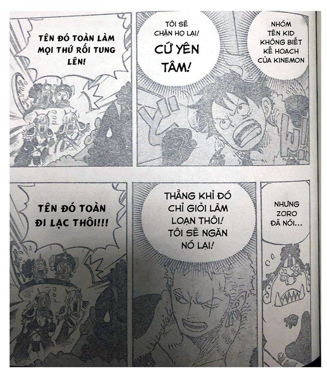 One Piece: Đi cản Kid phá nát kế hoạch, Luffy chướng tai gai mắt với đám lính Kaido vì phung phí thức ăn - Ảnh 1.
