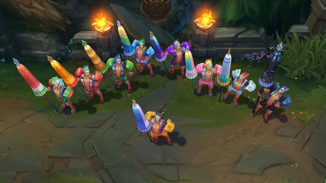 LMHT: Riot hé lộ chi tiết 5 trang phục Tiệc Bể Bơi tuyệt đẹp đồng thời làm lại 3 trang phục của Shen, Kennen và Akali - Ảnh 17.