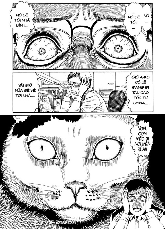 Bậc thầy kinh dị Junji Ito và những hình ảnh hài hước đời thường, tưởng rất dị mà dị không tưởng - Ảnh 3.