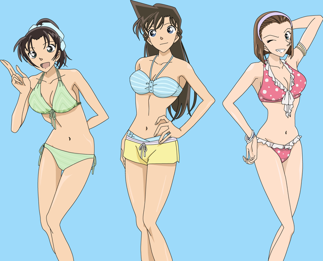 Thám tử lừng danh Conan: Ngắm người yêu Shinichi mặc bikini khoe 3 vòng bốc lửa mà không thể rời mắt - Ảnh 15.