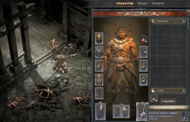 20 phút gameplay Barbarian, chiến binh vĩ đại của Diablo IV - Ảnh 1.