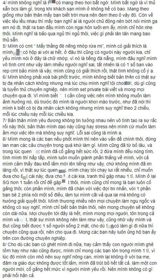 Biến căng: Tuyển thủ EVOS bị tố quan hệ không trong sáng với fan girl, trong ví lúc nào cũng có áo mưa - Ảnh 3.