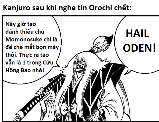 One Piece: Chết cười với loạt ảnh chế cực kỳ độc đáo tại arc Wano, nhìn ai cũng rất tấu hài - Ảnh 8.