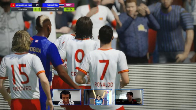 Cris Phan, Hùng Dũng, Vermisse giúp Việt Nam trở thành nhà vua của FIFA eChallenger sau khi đả bại Thái Lan 3-1 - Ảnh 2.