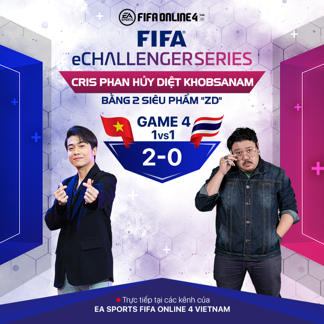 Cris Phan, Hùng Dũng, Vermisse giúp Việt Nam trở thành nhà vua của FIFA eChallenger sau khi đả bại Thái Lan 3-1 - Ảnh 7.