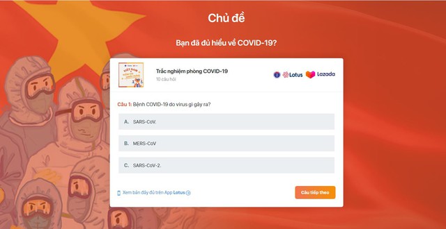 Bộ Y tế phát động mini game trên Mạng xã hội Lotus: ĐẨY LÙI COVID-19, RINH QUÀ MÊ TÍT - Ảnh 2.