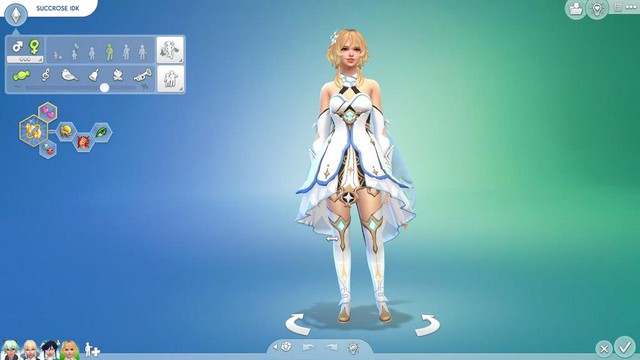 Dàn nữ nhân vật Genshin Impact bất ngờ xuất hiện trong The Sims 4 - Ảnh 2.