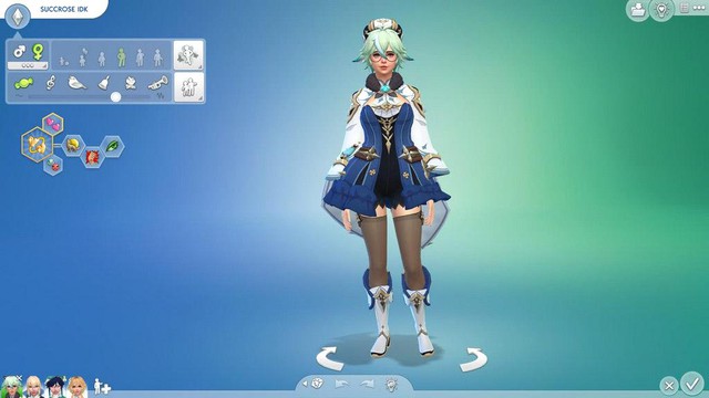 Dàn nữ nhân vật Genshin Impact bất ngờ xuất hiện trong The Sims 4 - Ảnh 4.