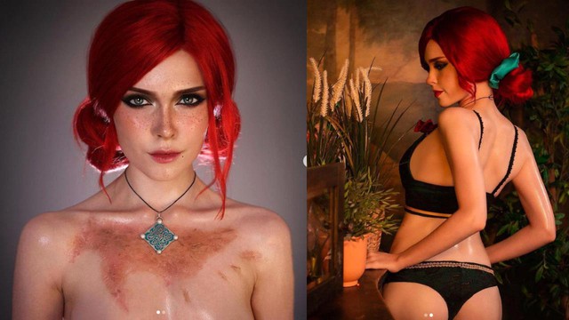 Ngất ngây trước bộ ảnh cosplay nàng phù thủy Triss trong The Witcher 3 - Ảnh 1.