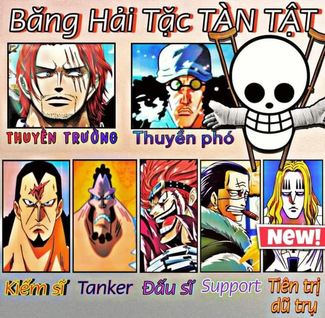 Fan One Piece chỉ ra 7 cái tên góp mặt trong băng hải tặc khuyết tật, bá đạo không thua kém gì băng Tứ Hoàng - Ảnh 1.