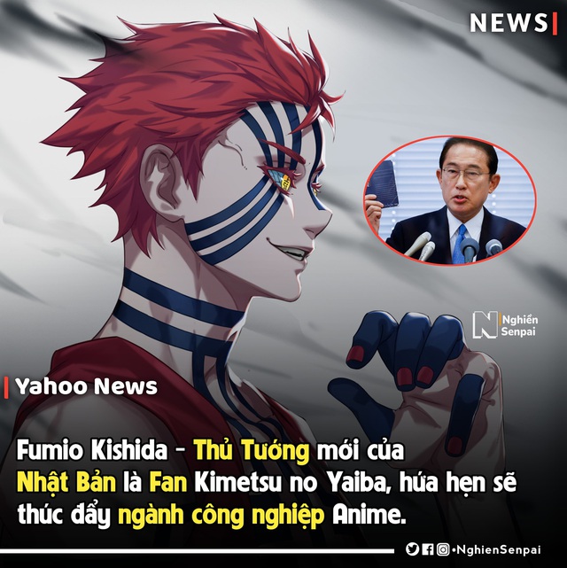 Là một fan cứng của Kimetsu No Yaiba, tân thủ tướng Nhật Bản hứa rằng sẽ giúp các mangaka có thu nhập tốt hơn - Ảnh 1.