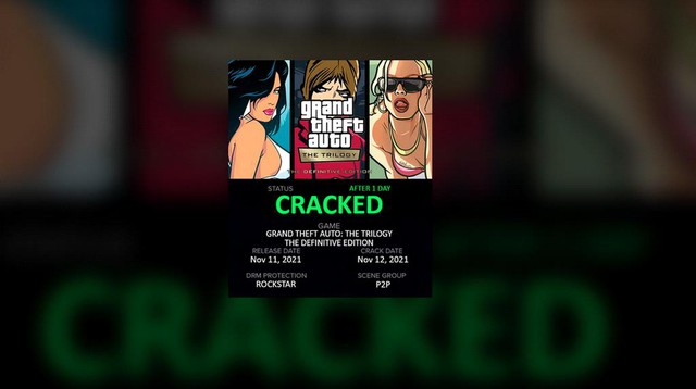 Vừa phát hành được một ngày, bộ ba game GTA Remastered đã bị crack - Ảnh 1.