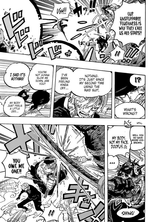 One Piece: Phá hủy Raid Suit vì muốn giữ lại cảm xúc, Sanji liệu còn vũ khí khác thay thế? - Ảnh 2.