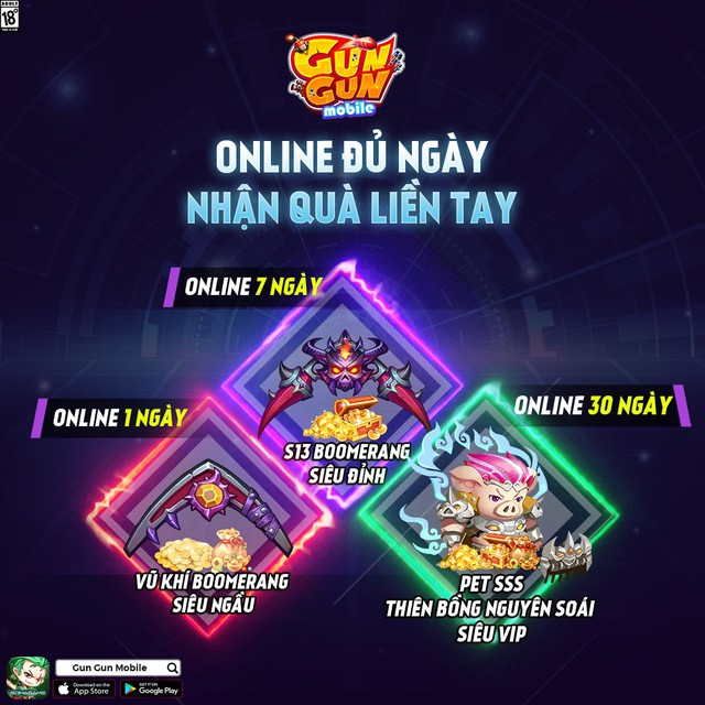 Gun Gun Mobile ngập tràn sự kiện HOT sau update: Đăng nhập là có quà, nhận ngay vũ khí Boomerang khủng nhất! - Ảnh 6.