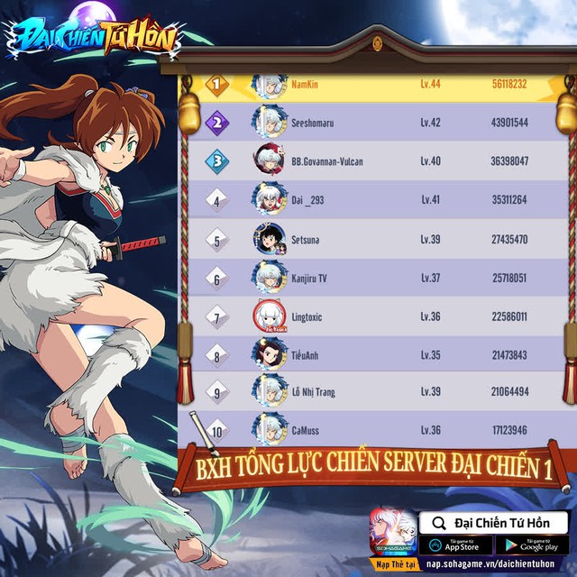 Khởi động sự kiện ĐUA TOP nhận  FIGURE cực HOT cùng Đại Chiến Tứ Hồn - Game nhập vai hành động duy nhất có bản quyền manga tại Việt Nam - Ảnh 6.