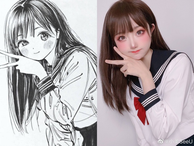 Anime chưa ra mắt, các fan đã thi nhau cosplay nữ waifu dễ thương Akebi trong siêu phẩm đầu năm 2022 - Ảnh 11.