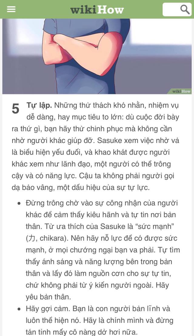 Bạn là wibu nhưng đã chán nản với bản thân? Hãy để WikiHow hướng dẫn bạn cách trở thành Sasuke - Ảnh 6.