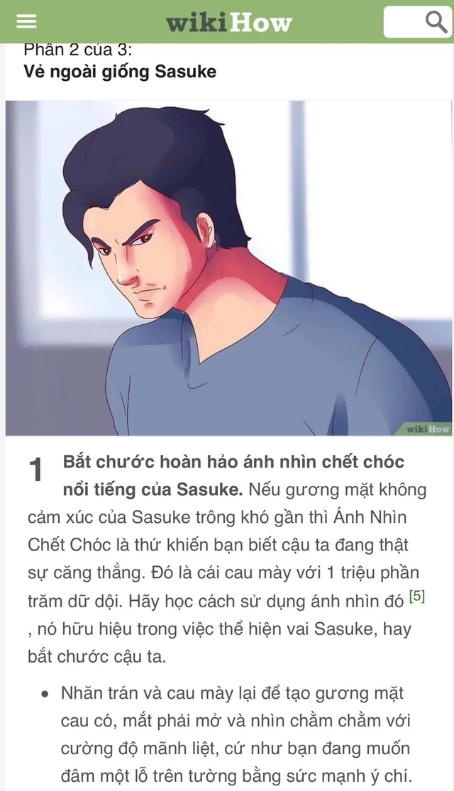 Bạn là wibu nhưng đã chán nản với bản thân? Hãy để WikiHow hướng dẫn bạn cách trở thành Sasuke - Ảnh 7.