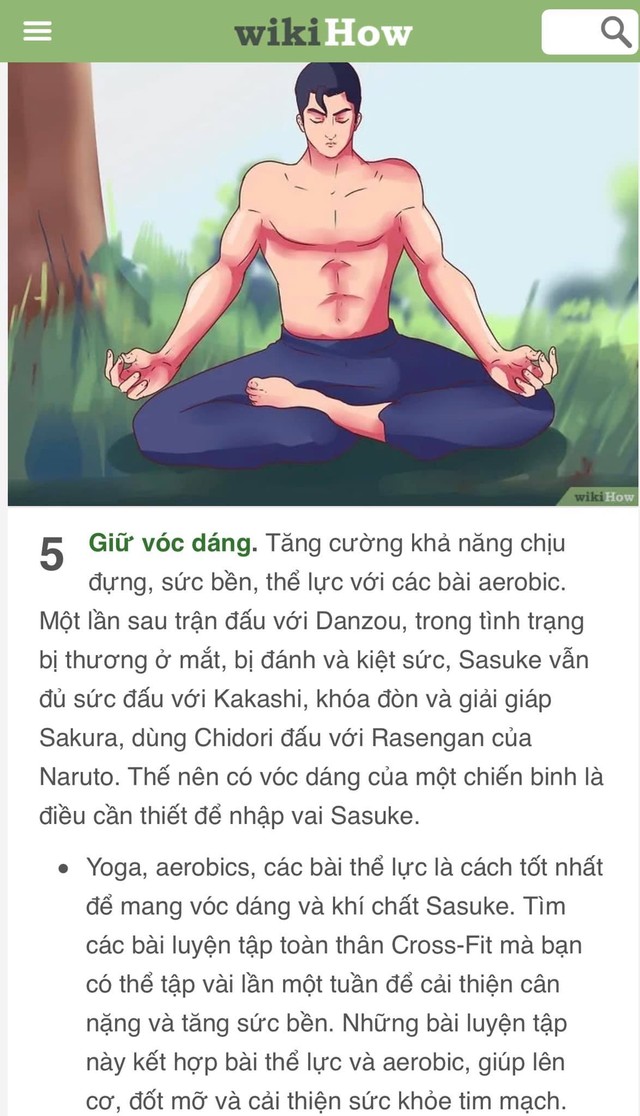 Bạn là wibu nhưng đã chán nản với bản thân? Hãy để WikiHow hướng dẫn bạn cách trở thành Sasuke - Ảnh 11.