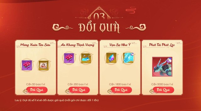 Đón Tết Nguyên Đán, Thục Sơn 4D mở kho quà tặng, tung loạt sự kiện toàn trân phẩm, gamer tha hồ giật lì xì - Ảnh 3.