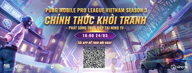 Giải đấu PUBG Mobile Pro League Việt Nam Season 3 chính thức khởi tranh: Giải thưởng khủng, phát sóng trực tiếp tại Nimo TV - Ảnh 1.