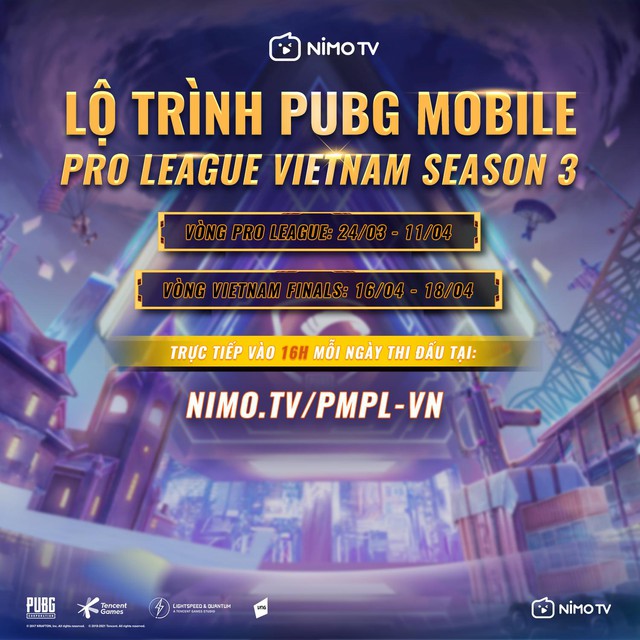 Giải đấu PUBG Mobile Pro League Việt Nam Season 3 chính thức khởi tranh: Giải thưởng khủng, phát sóng trực tiếp tại Nimo TV - Ảnh 2.