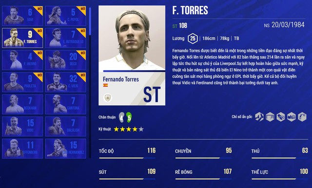 SIÊU HOT: Fernando Torres cơ bắp cuồn cuộn tái xuất FIFA Online 4 để bán hành cho Vidic, Ferdinand - Ảnh 3.