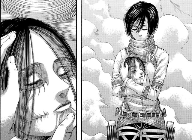 Bất hạnh là một khía cạnh không thể tránh khỏi của cuộc đời, và Mikasa cũng không phải ngoại lệ. Hãy thưởng thức bức tranh nghệ thuật đầy cảm xúc và đáng xót của Mikasa khi cô đối mặt với những biến cố khó khăn trong cuộc sống.
