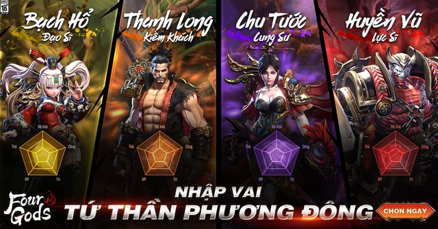 Tổng hợp full bộ 4 Giftcode Tứ Hoàng Mobile - Bom tấn nhập vai hạng nặng từ hàn Quốc chính thức ra mắt hôm nay 22/4 - Ảnh 2.